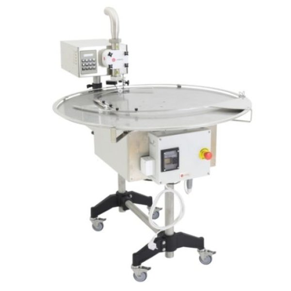 Plnička medu DAM 2000+ otočný stůl d100 cm