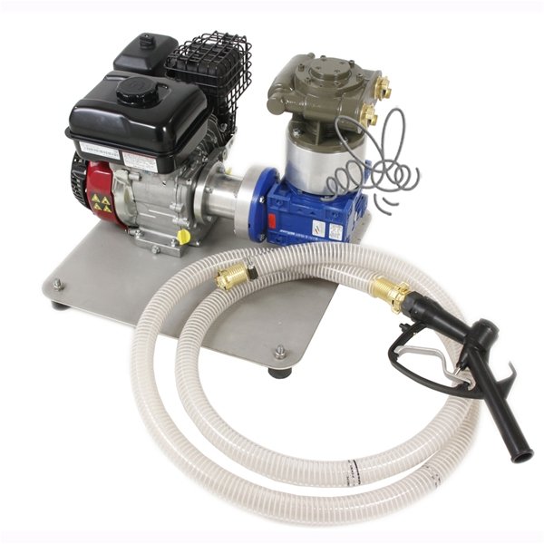 Čerpadlo na sirup s benzínovým motorem